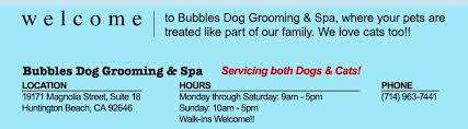 We always get compliments on nima's haircuts! Bubbles Dog Grooming And Spa In Huntington Beach California