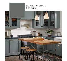 Gray kitchen cabinets provide a gorgeous neutral tone that's easy to match with other elements in your home. Rejuvenation Open To See Our Rejuvenation Sherwin Williams Color Palette And Save 15 On Paint Milled