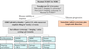 Even a small amount of blood may cause the color of urine to change to orange, pink or, rarely, dark red. Neoadjuvant Chemotherapy Before Bladder Sparing Chemoradiotherapy In Patients With Nonmetastatic Muscle Invasive Bladder Cancer Clinical Genitourinary Cancer