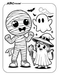 Image result for printable halloween coloring pages