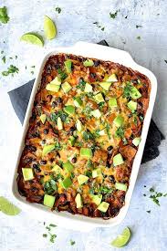 Black Bean And Yellow Squash Enchilada Casserole In 2020 Squash Enchilada Enchilada Casserole Yellow Squash Recipes