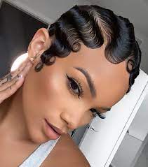 A L L Y I A H On Instagram Tsunami Mami Hair By Iamsheena Marie Finger Waves Short Hair Finger Wave Hair Short Natural Hair Styles