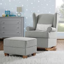 Artiss rocking armchair feeding chair fabric armchairs lounge recliner charcoal. Baby Relax Wainwright Wingback Convertible Rocker Gray Walmart Com In 2021 Rocking Chair Nursery Wingback Rocking Chair Nursery Chair