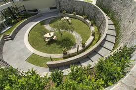 Peruvian Cockfighting Arena Transformed Into A Vibrant Garden Landscape Design Garden Architecture Landscape Architecture Design
