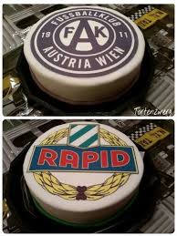The standings trend of rapid vienna (am) and austria wien (a) indicate the points scored by the two teams in the last 10 mathes, taking into consideration all the matches played in the season, regardless of whether it is a league or a cup and regardless of whether played at home or away home. Rapid Austria Wien Torte Cake Fondant Tortenzwerg Einfach Backen Fussball Torte Tolle Torten