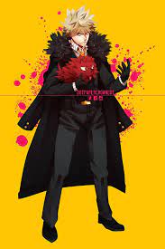 The aftermath of fighting by planetundersiege for boywonder Katsuki Bakugo Mafia Look Fanart Bnh By Dotpapercrowndot My Hero Academia Shouto Boku No Hero Academia Anime Guys