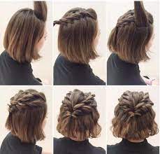Beste 10 Frisuren Mittellang Flechten Schone Aktuelle 2018 Friseur Haare Cute Hairstyles For Short Hair Hair Styles Short Hair Styles