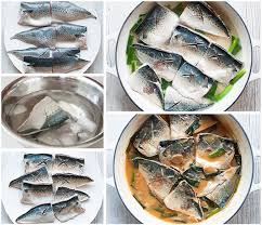 It is often seasoned simply with salt, and salmon is a favorite for japanese breakfasts. Simmered Mackerel In Miso Recipetin Japan