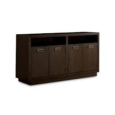 Made from 100% solid oak with no lacquer or finish. Terraview Cabinet Storage Server Dark Walnut Homes Inside Out Target