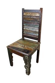 Mexicali Rustic Wood Chair Solid Recycled Wooden Chair Solid Wood Dining Chairs Wooden Dining Chairs Wooden Chair