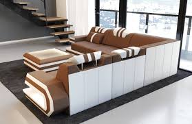 Modern Sectional Fabric Sofa San Antonio L Shape With Led Modern Sectional Modern Sofa Sectional Luxury Sofa Design