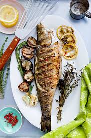 Grilled Fish With Lemon Pink Peppercorms From Jen Laceda Tartine And Apron Strings Grilled Fish Recipes Fish Recipes Grilled Fish