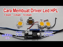 Produk ini cocok untuk berbagai keperluan penerangan yaitu: Cara Membuat Driver Led Hpl 1w 3w 10w Ide Kreatif Elektronik Diy Youtube