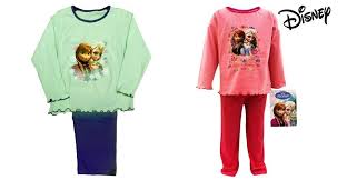 New Girls Official Disney Frozen Pyjamas Long Sleeve Pink Green Age 1 2 3 4 5 Ebay