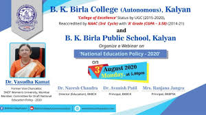 Live Webinar On National Education Policy 2020 Youtube