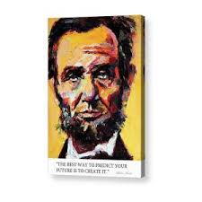 Abraham Lincoln Acrylic Print by Derek Russell