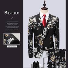Ericdress will guide you to get cheap wedding dresses. Mens Floral Suit Jacket Men Suit Set Slim Fit Printing Flower Wedding Suits 3 Pieces Jacket Pants Vest Plus Size 5xl Wish