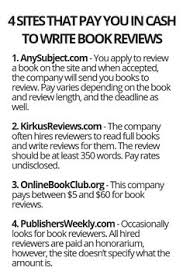 Keep applying wherever you see ' book reviewer wanted ' till you pick up some good companies or publications. Remote Work