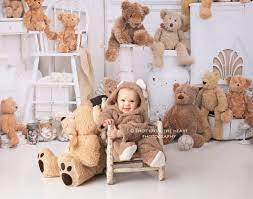 teddy bear theme baby photo shoot in 2021 baby photoshoot baby boy first birthday newborn baby photos