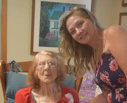 At 105, Mildred Sloan is still driving, working her needle's magic