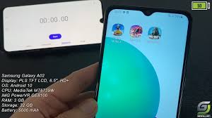 Samsung Galaxy A02 test game Call of ...