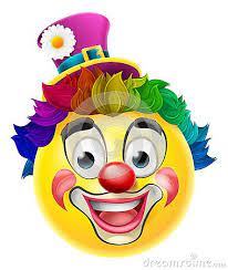 Clown Emoji Emoticon … | Cartoon smiley face, Smiley, Emoticon