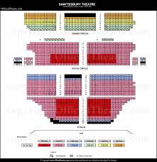 Shaftesbury Theatre London Seat Map And Prices For Juliet