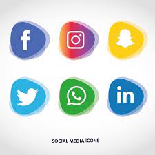 Social Media Icons Set Logo Vector Illustrator Social Icons Logo Icons Media Icons Png And Vector With Transparent Background For Free Download Social Media Icons Media Icon Vector Logo