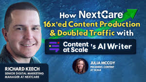 How NextCare 16x'ed Content Production & Doubled Traffic