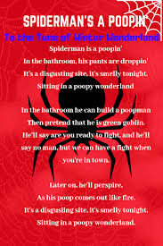 Spiderman S A Poopin Parody Songs Funny Song Parody Funny Songs