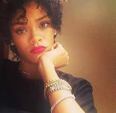Various styles of rihanna long black curly hair in rich color here all nice your look. Rihanna Reveals Short Black Curly Hair Hello
