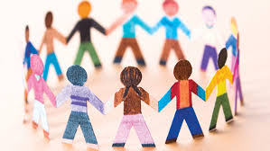It's a DIY of people holding hands.