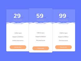 Pricing Tables With Html Css Freebiesbug Pricing Table Web Design Pricing Web Design Resources