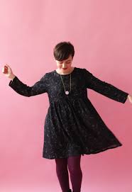 Tilly S Indigo Dress Indigo Dress Smock Dress Pattern Dress Sewing Patterns