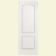 Masonite 28 In X 80 In Smooth 2 Panel Arch Top Hollow Core Primed Composite Interior Door Slab Doors Interior Masonite Interior Doors Wood Doors Interior