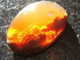 Sun Stone Fire Opal Sunset Fire Opal Gems And Minerals Minerals