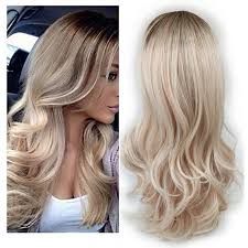 I would not recommend dying wigs unless you are willing to risk ruining them, which in this case, i was! Wig Brown To Ash Blonde High Density Heat Resistant Synthetic Hair Weave Full Wigs For Women T Ash Blonde Walmart Canada