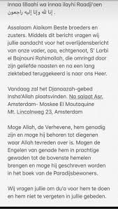Djanazah Gebeden Posty Facebook