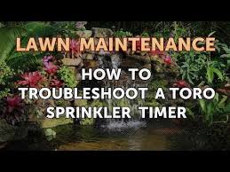 (normally open) position, irrigation will be suspended. How To Troubleshoot A Toro Sprinkler Timer Youtube