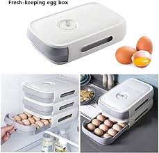 Amazon.com: FYCAN Organizador de huevos para refrigerador, cocina, caja de  almacenamiento para clasificación de huevos, cajón de huevos, nevera,  bandeja de huevos, congelador, gabinete apilable para huevos, :  Electrodomésticos