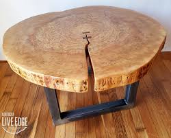 Round live edge coffee table hyde decorating round resin coffee, source: 10 Live Edge End Table Lawand Biodigest