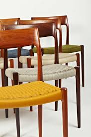 Niels Otto Moller Rosewood Dining Chairs In Original Woven Coloured Cord Seats 1stdibs Com Rosewood Dining Chairs Rosewood Dining Dining Room Chairs Modern