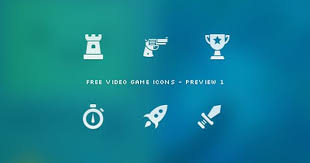 Video Game Icon Set Preview 1 Game Icon Icon Web Design