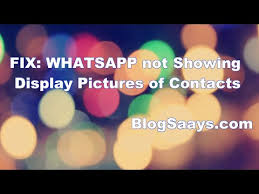 If you are not able to see dp of some specific contact on your whatsapp irrespective both of yours whatsapp 2. Why Whatsapp Not Showing Dp Profile Picture Of Few Contacts