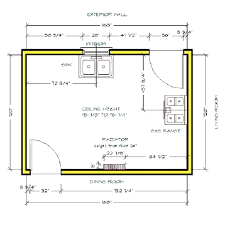Kitchen And Bath Remodeling How To Measure A Kitchen Sample Drawing Click To Enlarge Free Kitchen Design Kitchen And Bath Remodeling Interior Design School