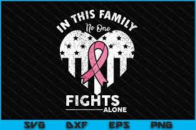 Looking for a free svg to make a gift box for your ornaments? In This Family No One Fights Alone Svg Graphic By Bdstudio Creative Fabrica
