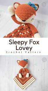 Download So Making This Fox Lovey Sleepy Fox Lovey Pattern Security Blanket Crochet Lovey Baby Lovey Toy Blanket Lovey Pattern Crochet Lovey Baby Crochet Lovey