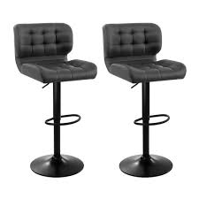 Homall bar stools modern pu leather adjustable swivel barstools, armless hydraulic kitchen counter bar stool synthetic leather extra height square island barstool with back set of 2 (black) 4.5 out of 5 stars. Buy Cheap Bar Stools Australia Black Breakfast Bar Stools Online