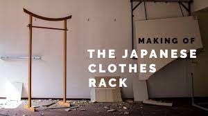 Japanese are good at making the most out of every square inch of space. I Made A Japanese Style Clothes Rack I Would Love To Hear Your Thoughts About That Clothing Rack Woodworking Minimalist Clothes Rack
