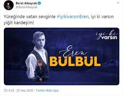 Eren bulbul iyi ki varsin eren bulbul kimdir gundem haberleri. Eren Bulbul 3 Yil Once Bugun Yaptigi Paylasimla Yeniden Gundemde Ntv